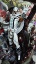 Xm Studios 1/4 scale statue - X Men villain mutant white Magneto Royalty Free Stock Photo