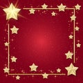 Christmas and New Year red gradient luxury vector background Royalty Free Stock Photo