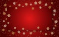 Christmas and New Year red gradient luxury vector background Royalty Free Stock Photo