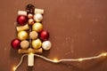 Wine Corks Christmas Background