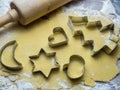 Xmas Christmas baking background image Royalty Free Stock Photo