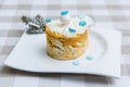 Xmas cookie on table Royalty Free Stock Photo