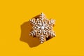 Xmas cookie winter holidays ornament snowflake
