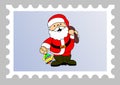 Xmas email stamp Royalty Free Stock Photo