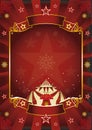 Xmas Fantastic circus. Royalty Free Stock Photo