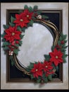 xmas frame illustration Royalty Free Stock Photo