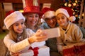 Xmas funny selfie-time for family