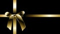 xmas gift golden luxury background elegant postal illustration