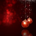 Xmas Magic Red Background Royalty Free Stock Photo