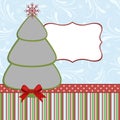 Xmas photo frame Royalty Free Stock Photo