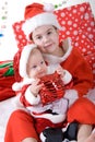 Xmas portraits Royalty Free Stock Photo