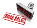 Xmas sale stamp