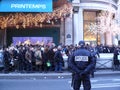 Xmas shopping fever in Paris, France