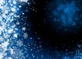 Xmas snow abstract background