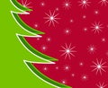 Xmas Tree Snow Background 2 Royalty Free Stock Photo