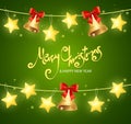 Xmass Card Background with Text. Vector