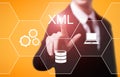 XML Code Programming Web Development Internet Technology Concept