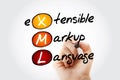 XML - eXtensible Markup Language, acronym