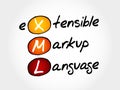 XML - eXtensible Markup Language Royalty Free Stock Photo