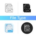 XML file icon Royalty Free Stock Photo