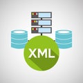 Xml language data base storage