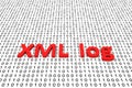 XML log Royalty Free Stock Photo