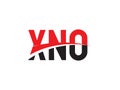 XNO Letter Initial Logo Design Vector Illustration Royalty Free Stock Photo