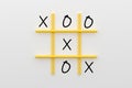 XO or tic tac toe game. Business competition, challenge, strategy and winner Royalty Free Stock Photo