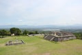 Xochicalco Glifo Court with Rodeo Lake Royalty Free Stock Photo