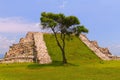 Xochicalco pyramids near cuernavaca morelos XVI Royalty Free Stock Photo