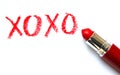 XOXO: Hugs and Kisses Royalty Free Stock Photo