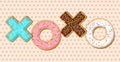 XOXO vector donuts