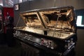 Exploded Casket from Undertaker vs. Brock Lesnar match at Wrestlemania XXX on Display