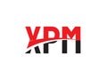 XPM Letter Initial Logo Design Vector Illustration Royalty Free Stock Photo