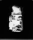 Xray of a Twin Lens Reflex Camera Royalty Free Stock Photo