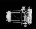 Xray of a 4x5 large format Camera Royalty Free Stock Photo