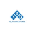 XRB letter logo design on white background. XRB creative initials letter logo concept. XRB letter design Royalty Free Stock Photo
