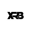 XRB letter monogram logo design vector Royalty Free Stock Photo