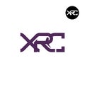 XRC Logo Letter Monogram Design Royalty Free Stock Photo