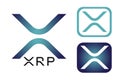 XRP vector logo text icon author\'s development