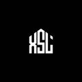 XSL letter logo design on BLACK background. XSL creative initials letter logo concept. XSL letter design