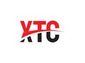 XTC Letter Initial Logo Design Vector Illustration Royalty Free Stock Photo