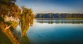 Xuan Huong Lake, Dalat, Vietnam. Panorama