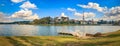 Xuan Huong Lake, Dalat, Vietnam. Panorama