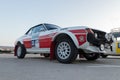 XV Rally Costa Brava Historic car race in a small town Palamos in Catalonia. 04. 19. 2018 Spain, town Palamos