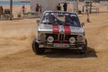 XV Rally Costa Brava Historic car race in a small town Palamos in Catalonia. 04. 20. 2018 Spain, town Palamos