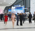 XX Saint Petersburg international economic forum ( SPIEF 2016 Russia ). visitors, guests and participants of the forum Royalty Free Stock Photo