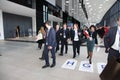 XX Saint Petersburg international economic forum ( SPIEF 2016 Russia ). visitors, guests and participants of the forum Royalty Free Stock Photo