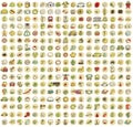 XXL Collection of 289 doodled icons for every occasion No.1