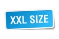 xxl size sticker Royalty Free Stock Photo